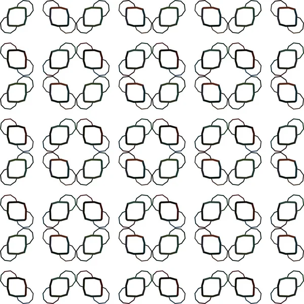 Motif Ornemental Géométrique Abstrait Sans Couture Fond Design Illustration Vectorielle — Image vectorielle