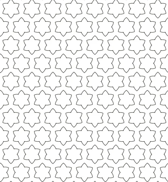 Resumo Padrão Ornamental Sem Costura Geométrica Fundo Projeto Ilustração Vetorial — Vetor de Stock