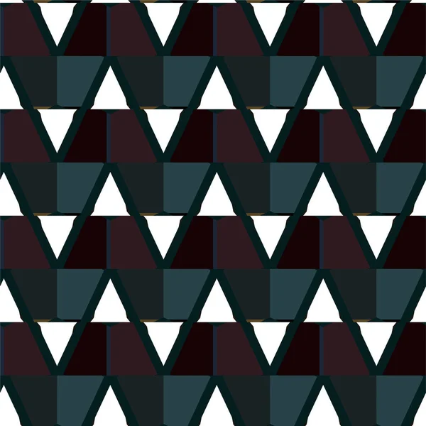 Abstrakte Geometrische Ornamentale Nahtlose Muster Design Hintergrund Vektorillustration — Stockvektor