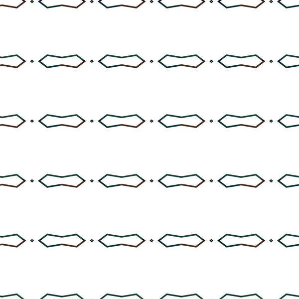 Resumo Padrão Ornamental Sem Costura Geométrica Fundo Projeto Ilustração Vetorial — Vetor de Stock