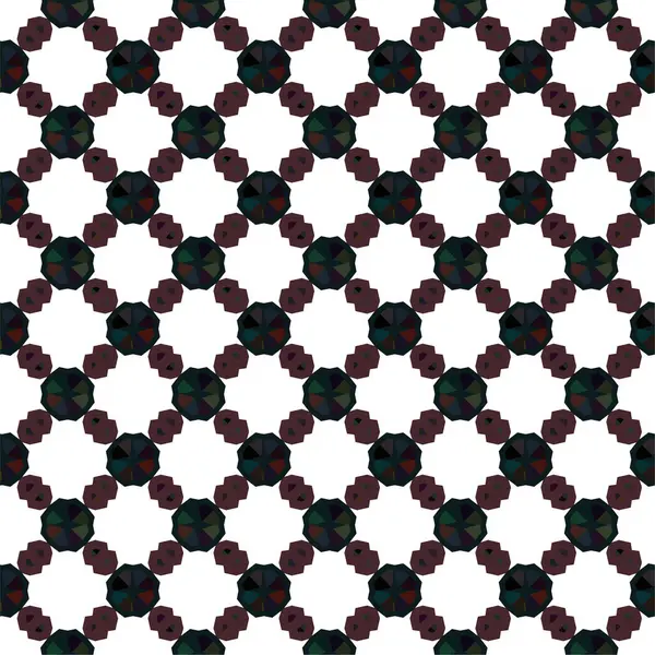 Geometric Ornamental Vector Pattern Seamless Design Texture — Stock Vector