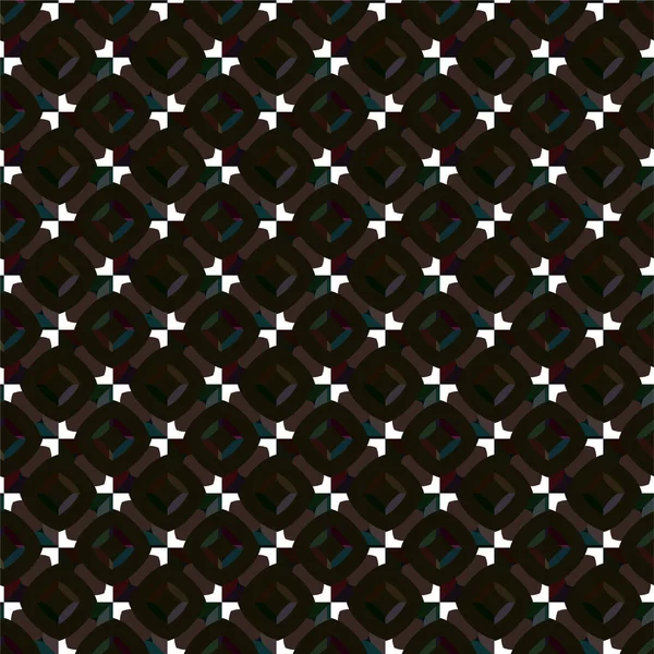 Motif Ornemental Géométrique Abstrait Sans Couture Fond Design Illustration Vectorielle — Image vectorielle