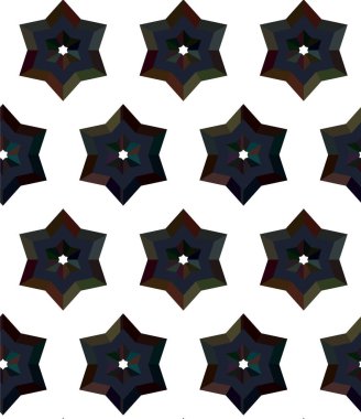 Soyut geometrik süslemesiz desen. tasarım arkaplanı, vektör illüstrasyonu