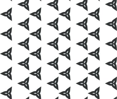 Geometrik süslemeli vektör deseni. Kusursuz tasarım dokusu 