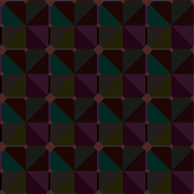 Geometrik süslemeli vektör deseni. Kusursuz tasarım dokusu 