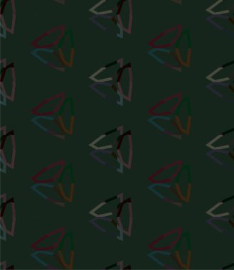 Soyut geometrik süslemesiz desen. tasarım arkaplanı, vektör illüstrasyonu