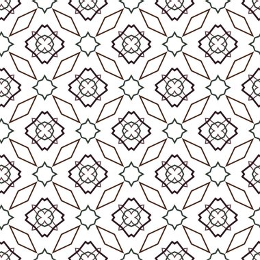 Soyut geometrik süslemesiz desen. tasarım arkaplanı, vektör illüstrasyonu