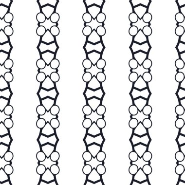 Soyut geometrik süslemesiz desen. tasarım arkaplanı, vektör illüstrasyonu