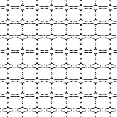 Geometrik süslemeli vektör deseni. Kusursuz tasarım dokusu 