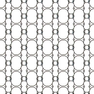 Geometrik süslemeli vektör deseni. Kusursuz tasarım dokusu 