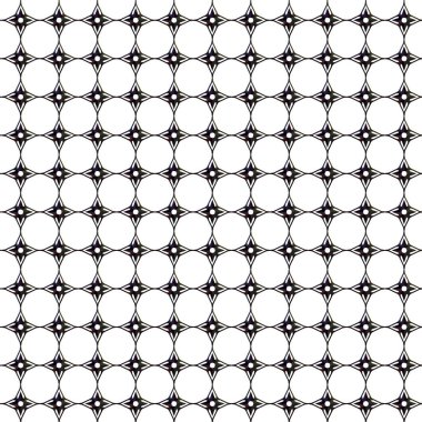 Geometrik süslemeli vektör deseni. Kusursuz tasarım dokusu 