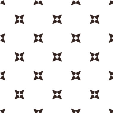 Geometrik süslemeli vektör deseni. Kusursuz tasarım dokusu 