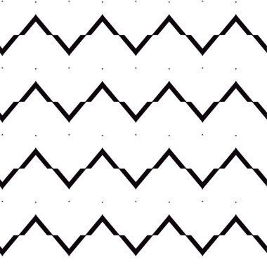 Geometrik süslemeli vektör deseni. Kusursuz tasarım dokusu 