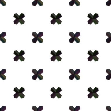 Geometrik süslemeli vektör deseni. Kusursuz tasarım dokusu 