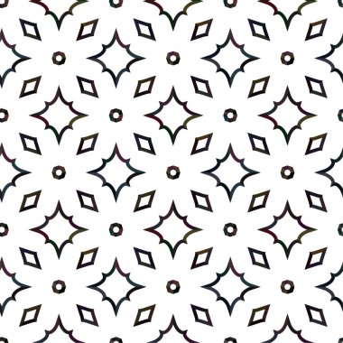 Soyut geometrik süslemesiz desen. tasarım arkaplanı, vektör illüstrasyonu