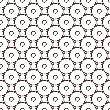 Geometrik süslemeli vektör deseni. Kusursuz tasarım dokusu 