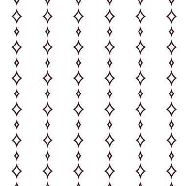 Geometrik süslemeli vektör deseni. Kusursuz tasarım dokusu 