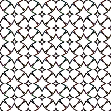 Soyut geometrik süslemesiz desen. tasarım arkaplanı, vektör illüstrasyonu