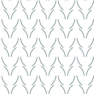 Geometrik süslemeli vektör deseni. Kusursuz tasarım dokusu 