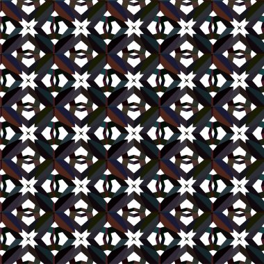 Soyut geometrik süslemesiz desen. tasarım arkaplanı, vektör illüstrasyonu