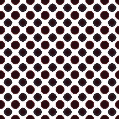 Geometrik süslemeli vektör deseni. Kusursuz tasarım dokusu 