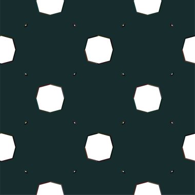Geometrik süslemeli vektör deseni. Kusursuz tasarım dokusu 