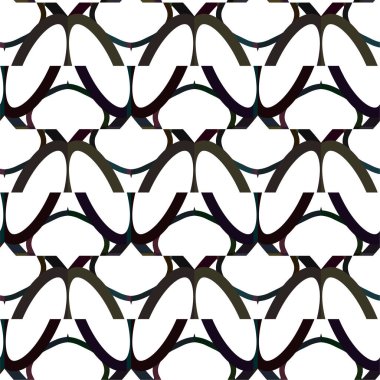 Geometrik süslemeli vektör deseni. Kusursuz tasarım dokusu 