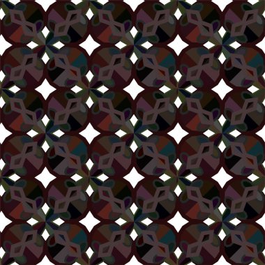 Soyut geometrik süslemesiz desen. tasarım arkaplanı, vektör illüstrasyonu