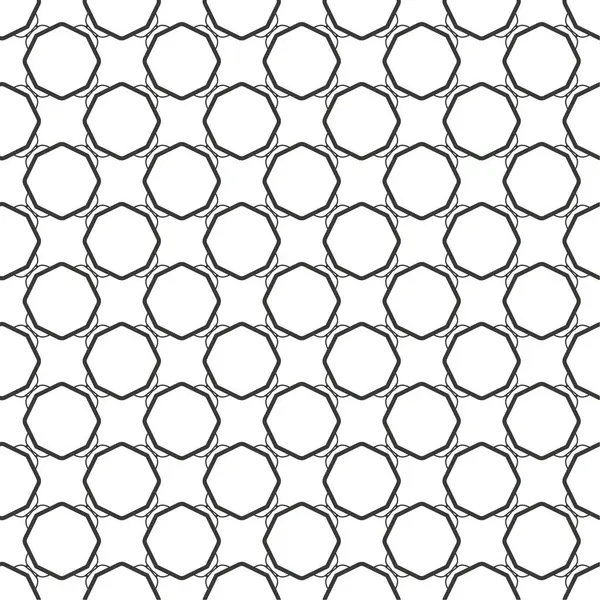 Abstrakte Geometrische Ornamentale Nahtlose Muster Design Hintergrund Vektorillustration — Stockvektor