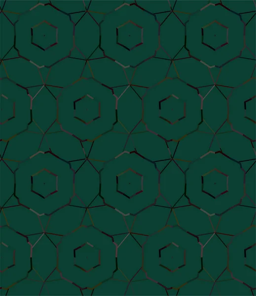 Abstrakte Geometrische Ornamentale Nahtlose Muster Design Hintergrund Vektorillustration — Stockvektor