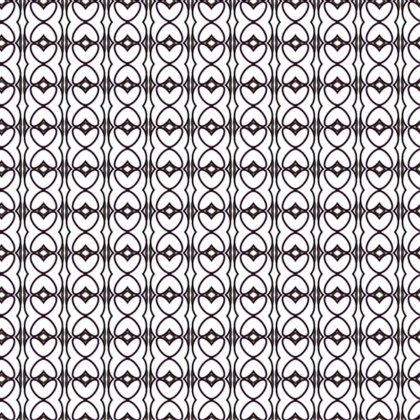 Abstrakt Geometrisk Ornamental Sømløse Mønster Design Baggrund Vektor Illustration – Stock-vektor