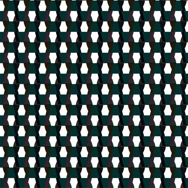 Geometrisches Ornamentales Vektormuster Nahtlose Design Textur — Stockvektor