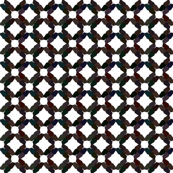 Geometrik süslemeli vektör deseni. Kusursuz tasarım dokusu 