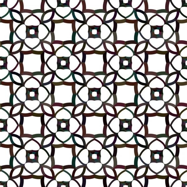 Abstrakte Geometrische Ornamentale Nahtlose Muster Design Hintergrund Vektorillustration — Stockvektor