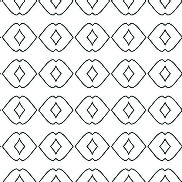 Abstrakte Geometrische Ornamentale Nahtlose Muster Design Hintergrund Vektorillustration — Stockvektor