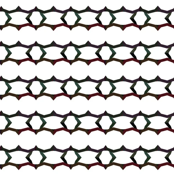 Abstrakt Geometriskt Dekorativt Sömlöst Mönster Design Bakgrund Vektor Illustration — Stock vektor