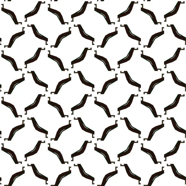 Motif Ornemental Géométrique Abstrait Sans Couture Fond Design Illustration Vectorielle — Image vectorielle