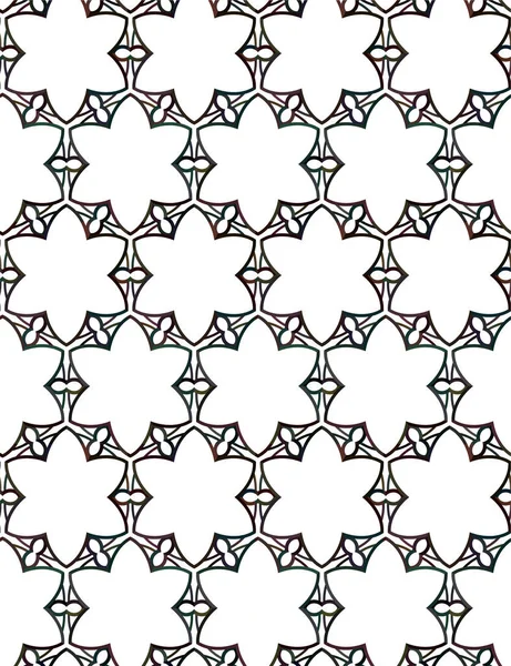 Motif Ornemental Géométrique Abstrait Sans Couture Fond Design Illustration Vectorielle — Image vectorielle