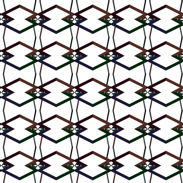 Абстрактный Геометрический Орнаментальный Бесшовный Рисунок Фон Проектирования Векторная Иллюстрация — стоковый вектор