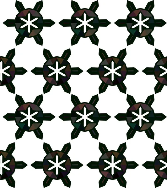 Abstrakte Geometrische Ornamentale Nahtlose Muster Design Hintergrund Vektorillustration — Stockvektor