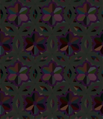 Soyut geometrik süslemesiz desen. tasarım arkaplanı, vektör illüstrasyonu