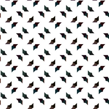 Geometrik süslemeli vektör deseni. Kusursuz tasarım dokusu 