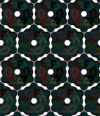  Kusursuz şablon arkaplan, vektör illüstrasyonu