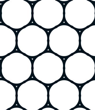 Geometrik süslemeli vektör deseni. Kusursuz tasarım dokusu 