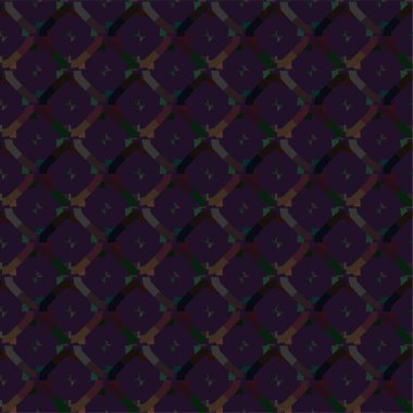 Geometrik süslemeli vektör deseni. Kusursuz tasarım dokusu 