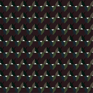 Geometrik süslemeli vektör deseni. Kusursuz tasarım dokusu 