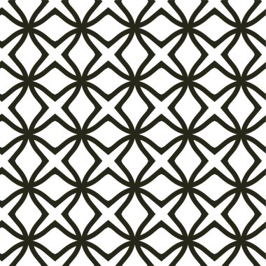 Soyut geometrik süslemesiz desen. tasarım arkaplanı, vektör illüstrasyonu