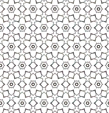 Soyut geometrik süslemesiz desen. tasarım arkaplanı, vektör illüstrasyonu