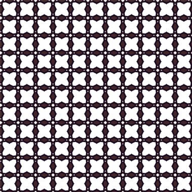 Geometrik süslemeli vektör deseni. Kusursuz tasarım dokusu 