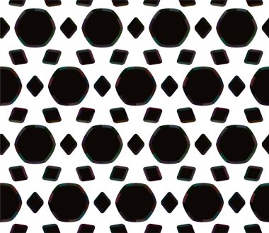 Soyut geometrik süslemesiz desen. tasarım arkaplanı, vektör illüstrasyonu